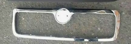 Накладка хром решетки радиатора шкода октавия тур