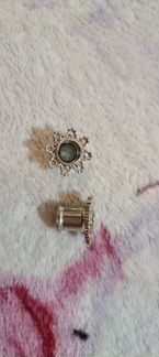 Тоннели орнамент 8 мм из хирургической стали