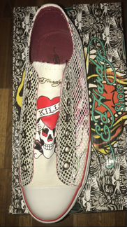 Кеды ED hardy белые 39-40