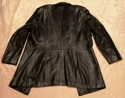 Кожаный пиджак женский