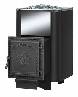 Чугунная печь везувий Сенсация 28 Антрацит (271)