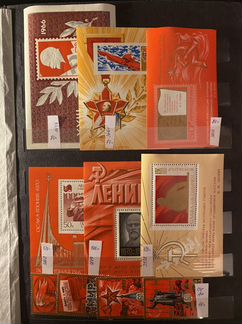 Почтовые марки СССР по теме Лениниана