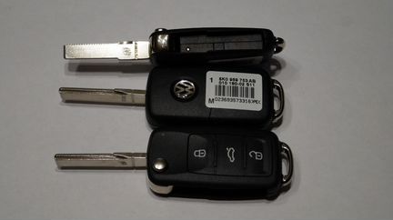 Ключ Фольксваген Tiguan,Caddy,Golf,Jetta,Polo