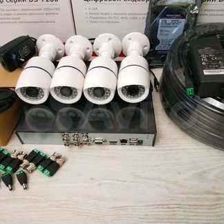 Видеонаблюдение готовые комплекты