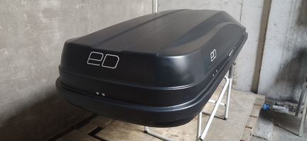 Автобокс на 420 литров черный карбон №3147