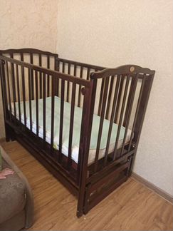 Кровать детская+ матрац