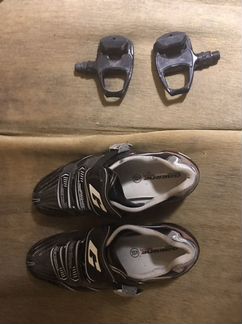 Педали шоссейные + туфли