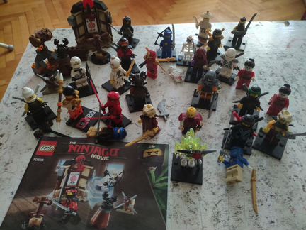 Lego Ninjago набор и Lego nexo knghts