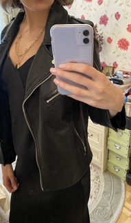 Кожаная куртка «Снежная королева»