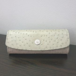 Футляр для ручек из кожи страуса