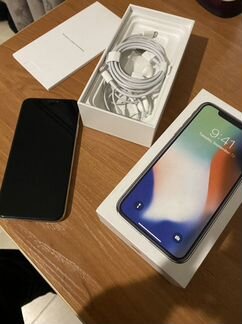 Телефон iPhone Х на 64gb.Ростест