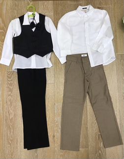 Рубашки 5-6 лет, костюм, штаны