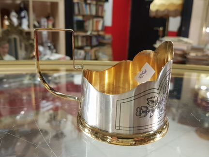 Подстаканник Северная чернь. 925