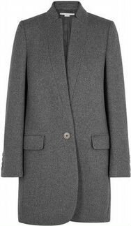 Серое пальто Stella Maccartney