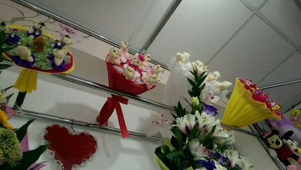 Букеты из мягких игрушек