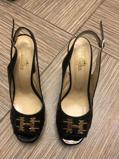 Туфли - босоножки в стиле Hermes разм 40