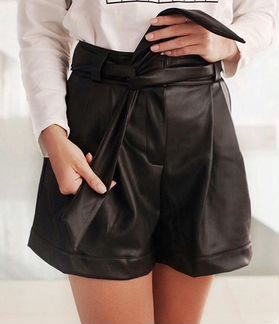 Шорты эко кожа новые