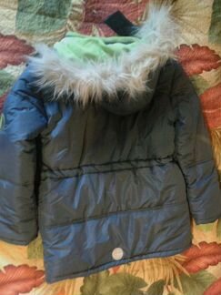 Новая куртка-парка twinki 152.158 синяя с салатов