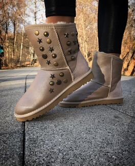 Угги розовые