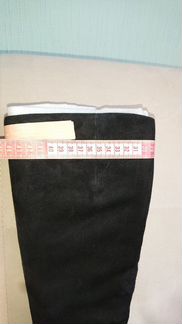 Сапоги замшевые