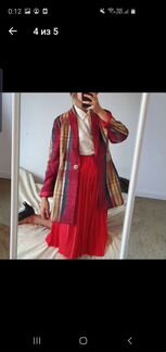 Винтажный красный пиджак