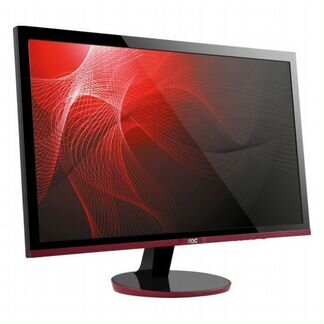 Монитор AOC black-RED