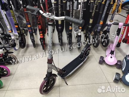 Самокат с дисковым тормозом