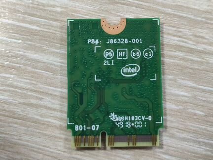 Wi-Fi Bluetooth адаптер intel AX201NGW