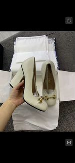 Кожанные туфли Gucci