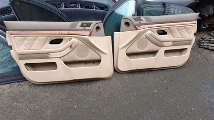 Обшивки дверей кожа бмв е39