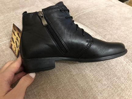 Осенние кожаные ботильоны для девочки р.34