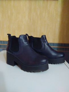 Ботильоны кожаные