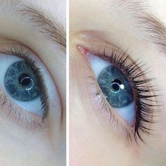 Ламинирование ресниц и бровей Стрейчинг ресниц