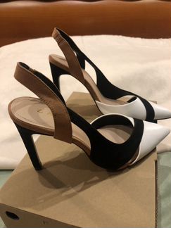 Лодочки на каблуке Zara