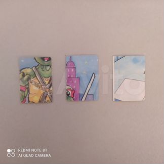 Коллекционные карточки черепашки ниндзя