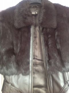 Меховая курточка шоколадного цвета Castro