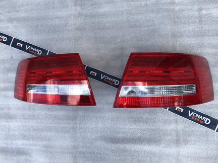 Задние фонари Audi A6 C6 04-08 с диодным стоп сигн
