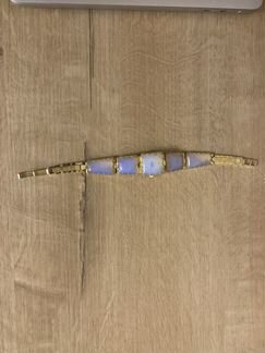 Часы браслет винтажные с лунным камнем новые, Чайк