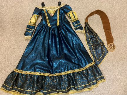 Костюм Платье Принцессы Мериды (8-10) лет