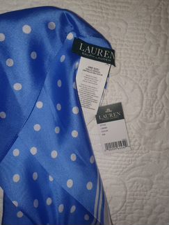 Новый брендовый шелковый платок Ralph Lauren