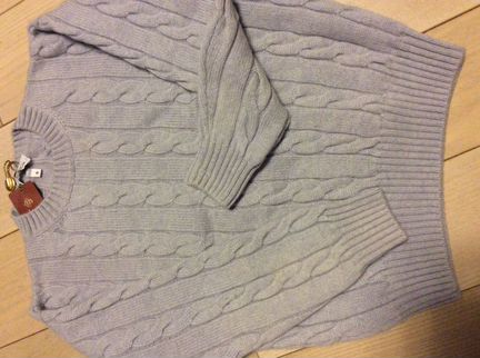 Свитер Loro Piana детский косичка 6 лет кашемир