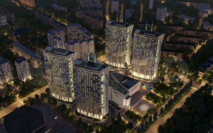 2-к апартаменты, 107.6 м², 13/28 эт.