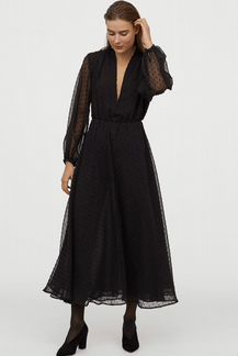 Платье из шифона новое H&M