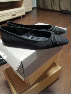 Балетки Mango кожа, р-р 40