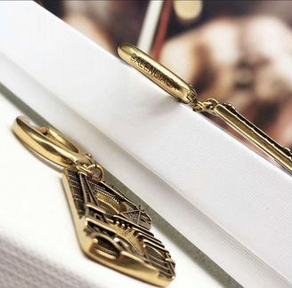 Серьги Balenciaga Баленсиага Люкс