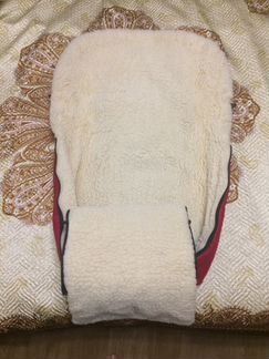 Меховой конверт в коляску