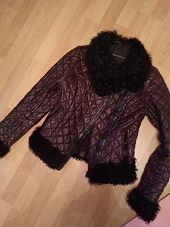 Куртка кожаная снежная королева