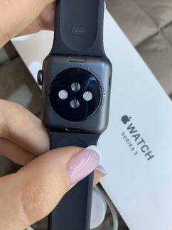 Часы apple watch 3 38 mm чёрные