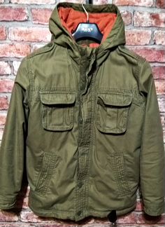 Куртка Gap утепленная, стиль милитари на 12-14 лет